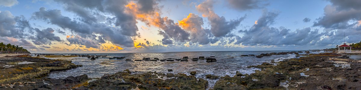 Tropical Ocean Panoramic Print titled Anticipation by Philip J. Guettler.