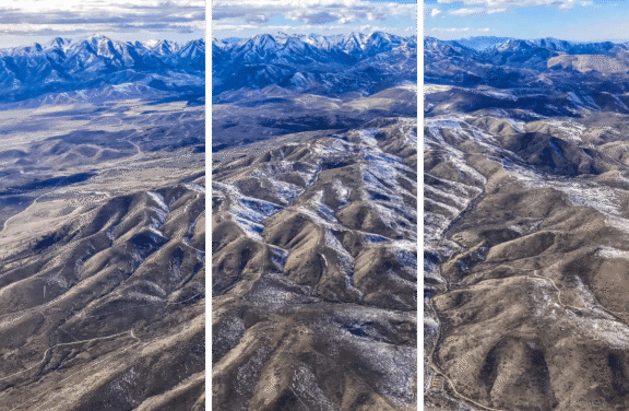 Dusted Grandeur Three Panel