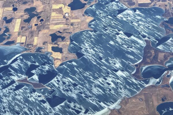 Abstract Landscape Fine Art titled Icy Daggers by Philip J. Guettler.