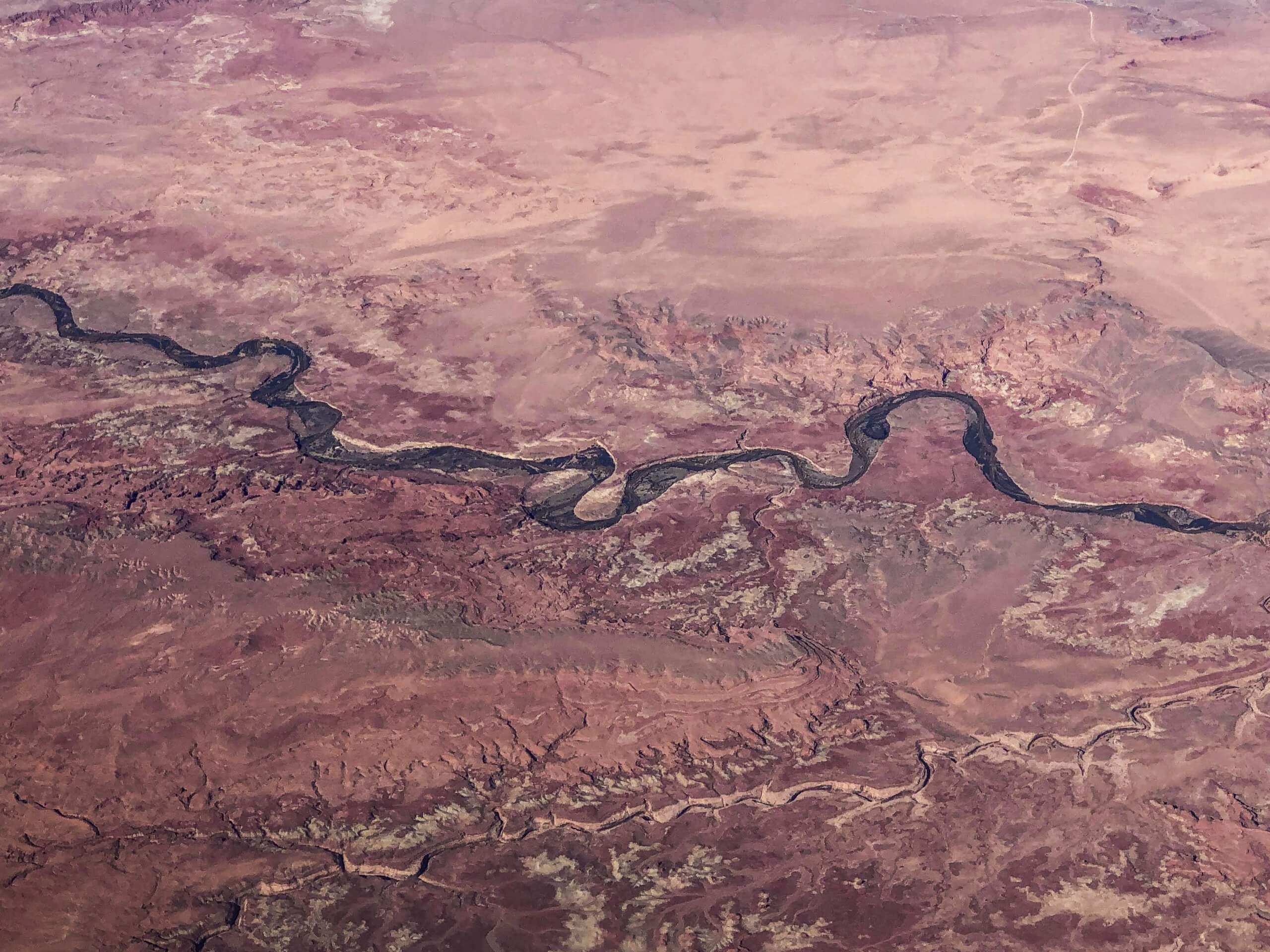 Abstract Landscape Fine Art titled Meandering by Philip J. Guettler.