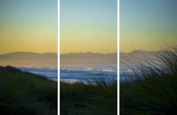 Portrait of a Sunrise Three Panel