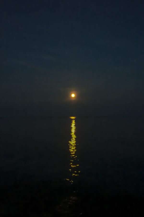 Moonrise Landscape Fine Art titled Sunset Silhouette by Philip J. Guettler.