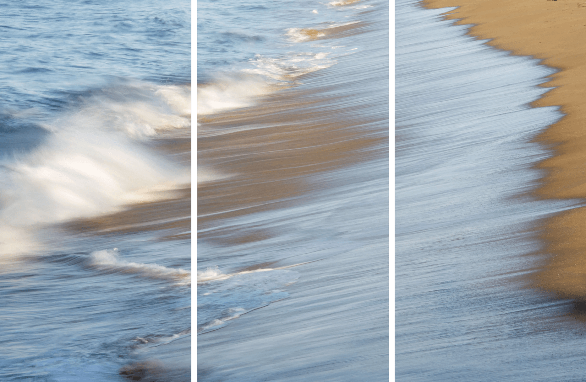 Ocean Landscape Fine Art titled Wispy Shoreline by Philip J. Guettler.