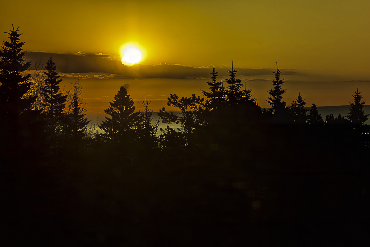 Lake Superior Fine Art titled Lifting the Veil by Philip J. Guettler.