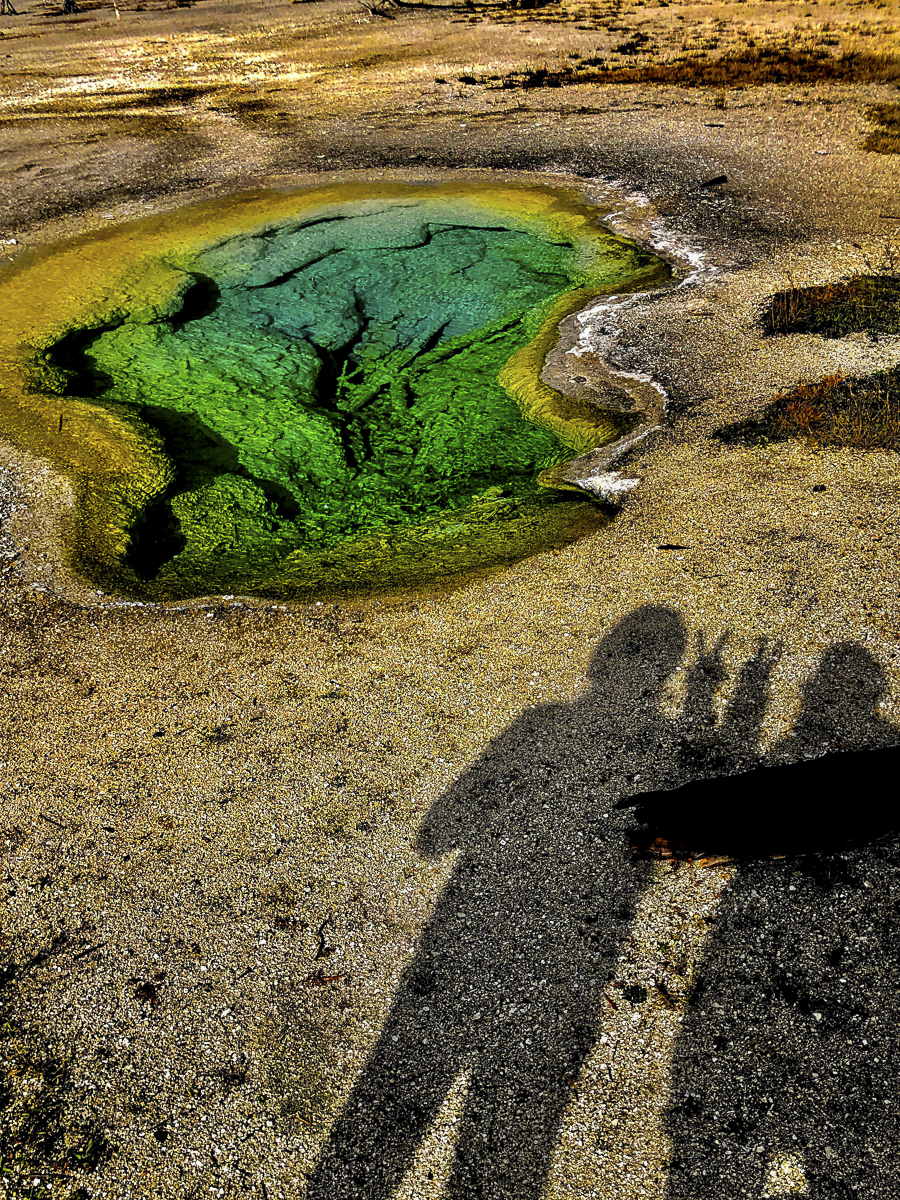 Hot Springs Landscape Print titled Peace Pool by Philip J. Guettler.