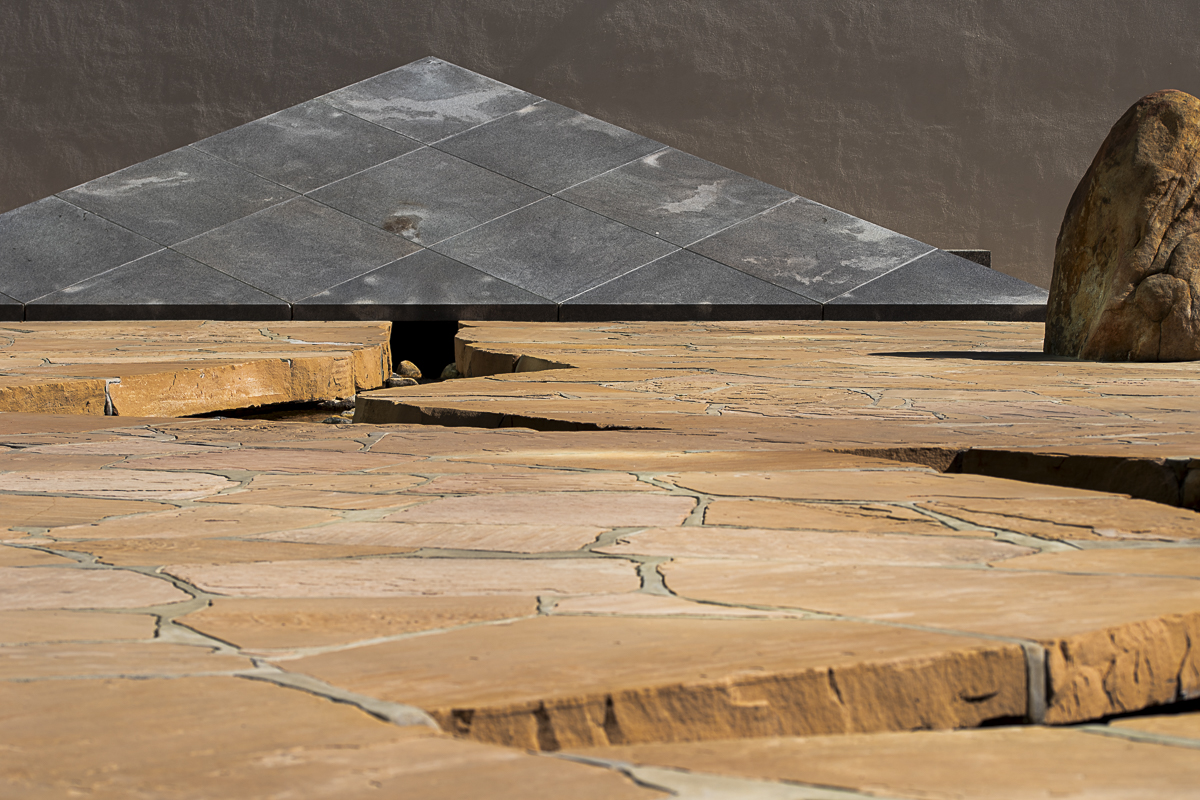 Abstract Landscape Photo Print titled Pyramid by Philip J. Guettler.