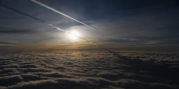 Fine Art Sky Print titled Race Across the Sky by Philip J. Guettler.